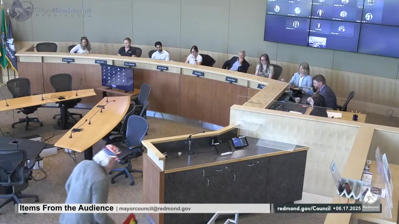 Redmond City Council addresses controversial remarks by speaker Alex Zimmerman
