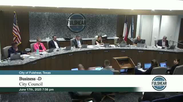 Highway 36A Coalition presents infrastructure plans to Fulshear City Council