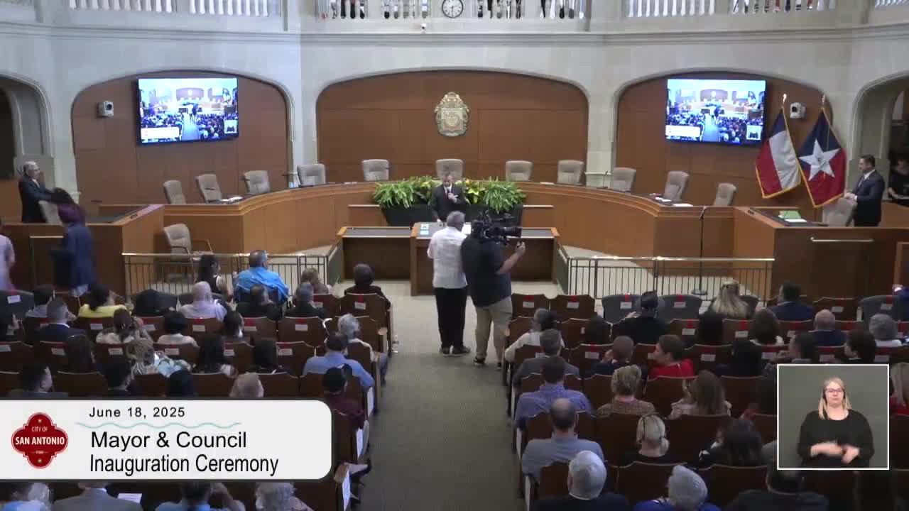 Mayor Gina Ortiz Jones inaugurated with San Antonio City Council members