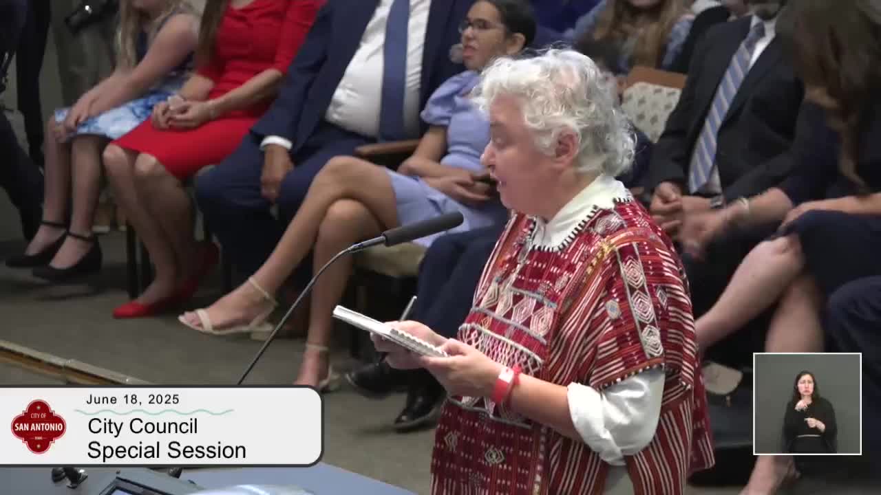 Mayor Gina Ortiz Jones urged council to prioritize social justice and housing funding