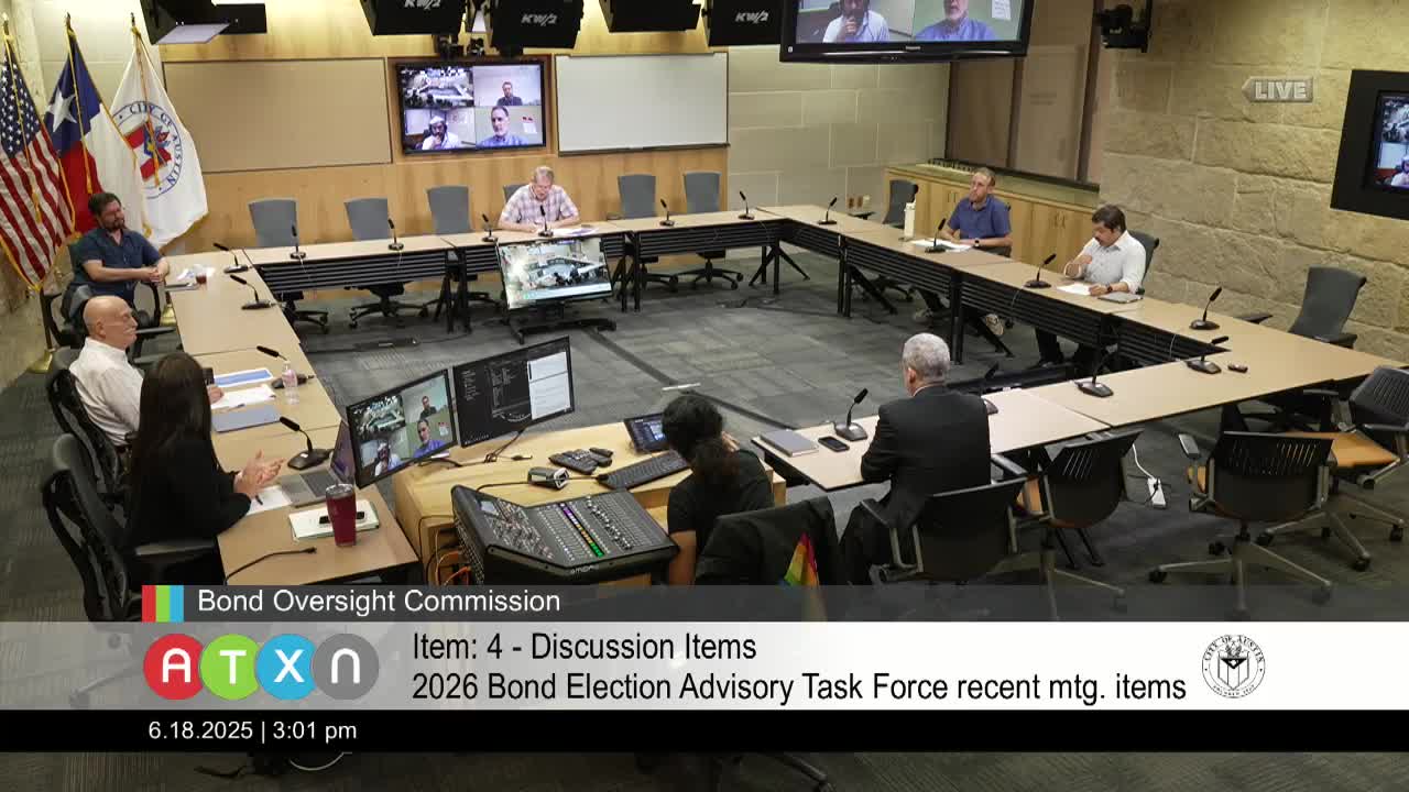 Bond Task Force collaborates on project readiness ahead of May 2024 election