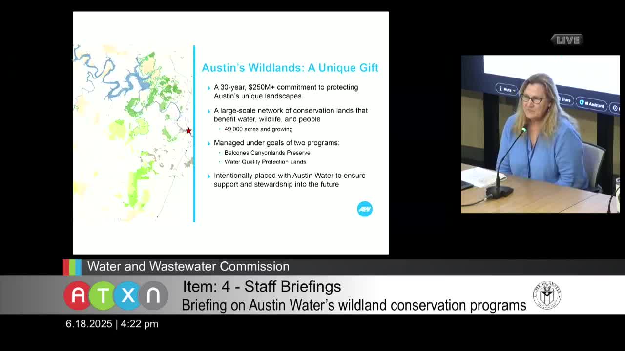 Austin Water Agency secures land for Balcones Canyonlands Preservation and water protection efforts