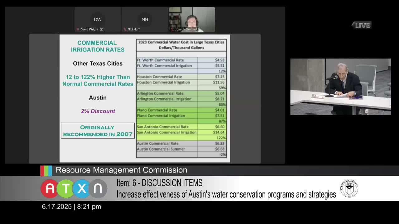 Austin explores rebates for commercial landscape water conservation strategies