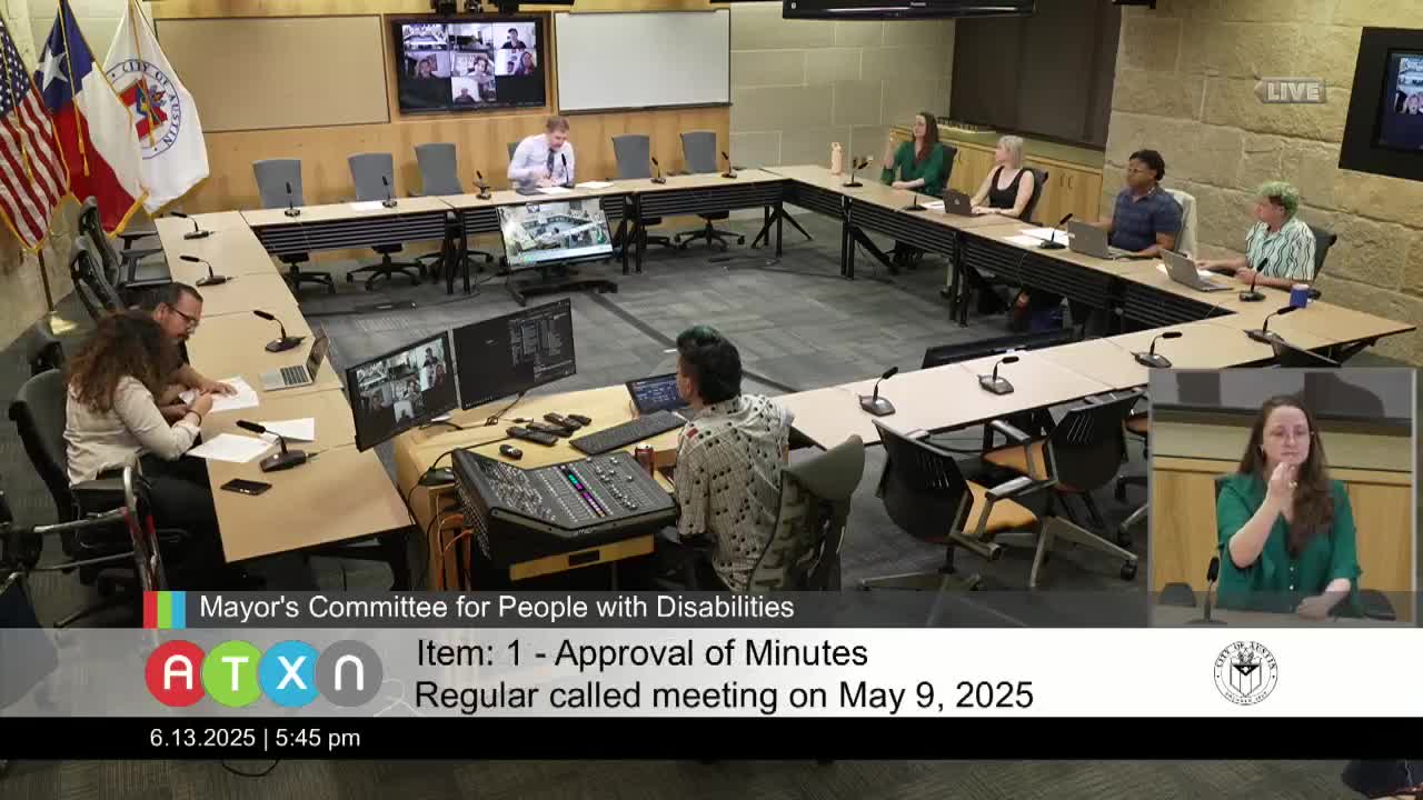 Austin Joint Inclusion Committee updates on new committees and affordable housing initiative