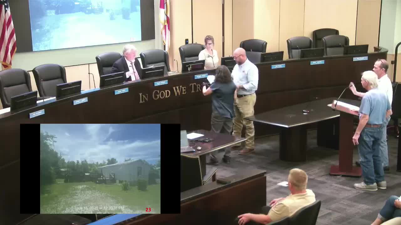 Bay County officials investigate hazardous mobile home amid drug trafficking concerns