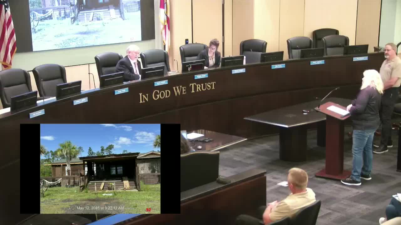Bay County issues compliance order for unsafe mobile home at 4113 Rainforest Road