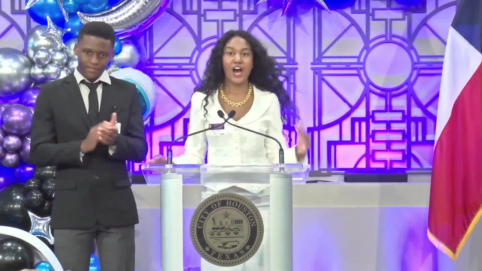 Houston youth unveil urban coolers project to combat heat at bus stops