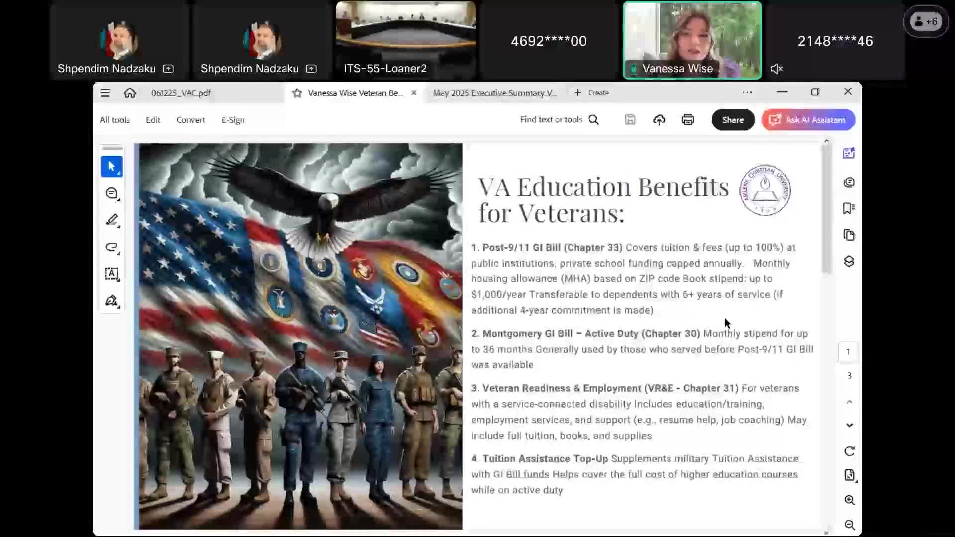 Veteran benefits expert highlights education funding changes and new Supreme Court ruling