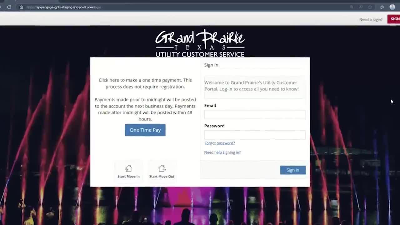 Grand Prairie launches new online water utility customer service portal