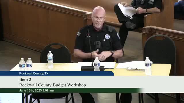 Constable Cheney advocates for salary increase amid rising eviction workloads in Rockwall County