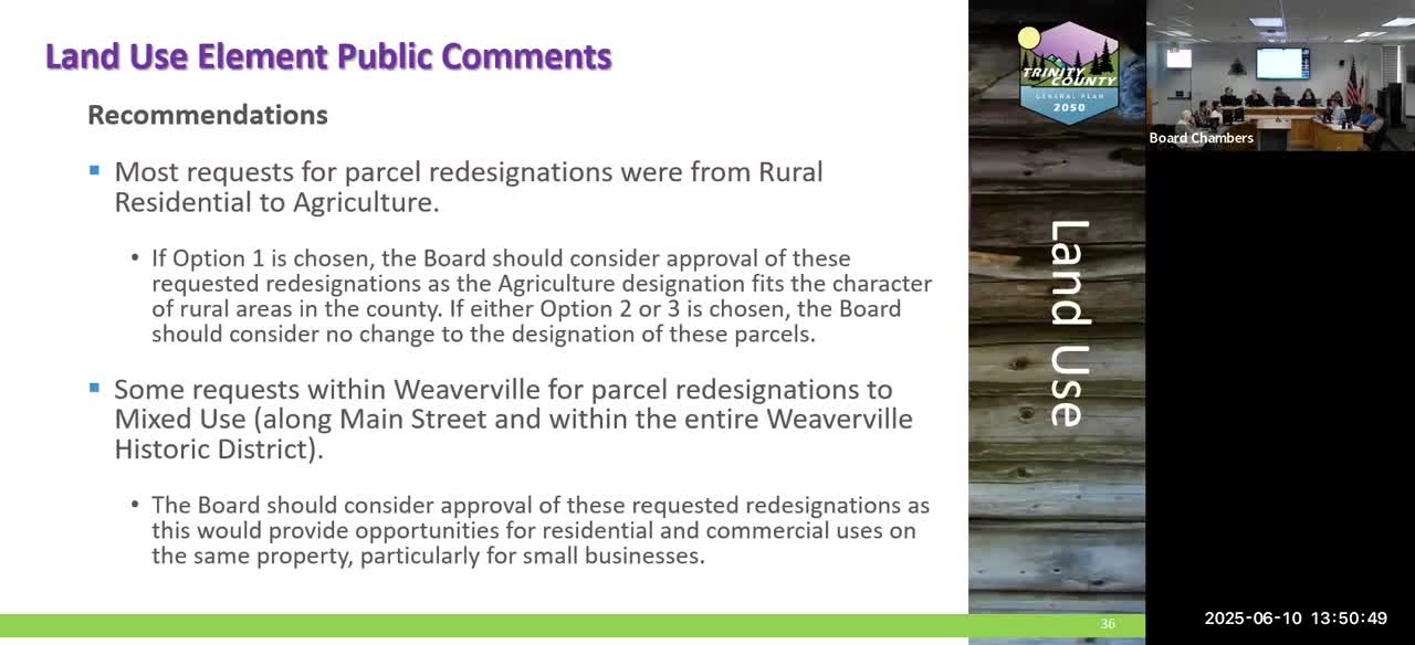 Planning Commission debates cannabis zoning changes in Hayfork residential areas