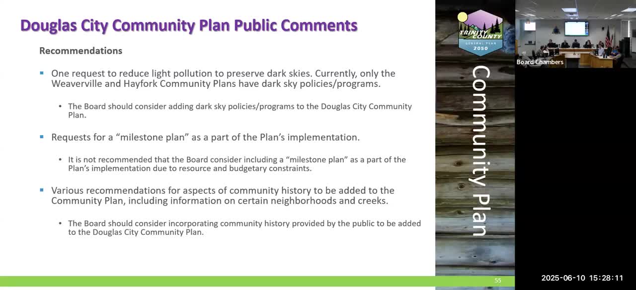 Douglas City Board seeks community input for local history enhancement