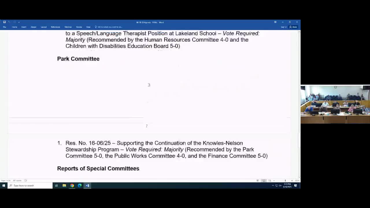 Walworth County board backs continuation of Knowles-Nelson stewardship program, members urge monitoring of state-level changes
