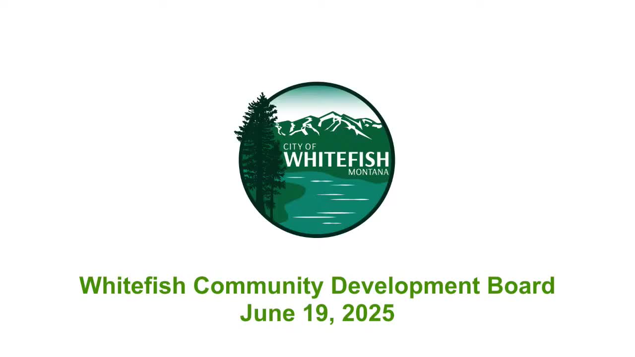 Whitefish Community Development Board defers chair election to July meeting