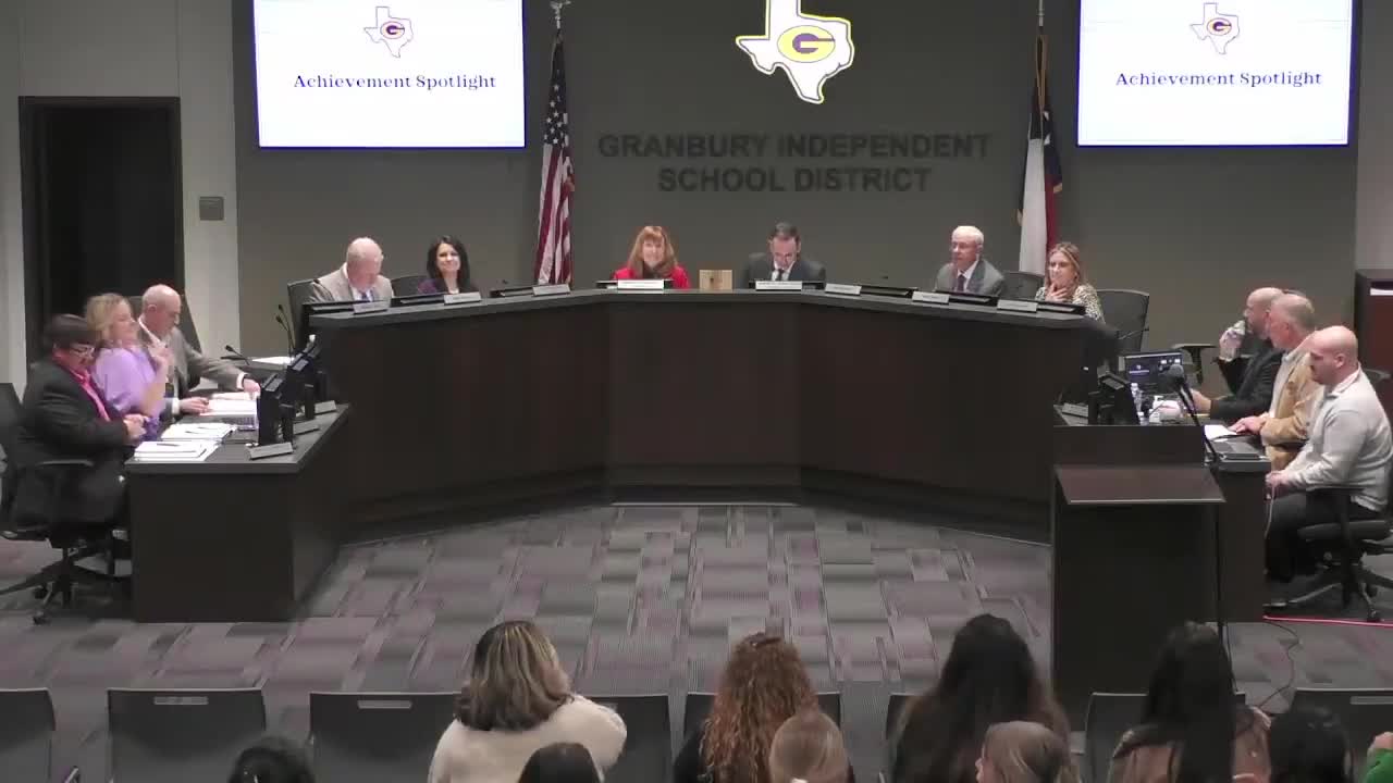 Doctor Barbara Harrington recognized for 18 years of service as Granbury ISD board president