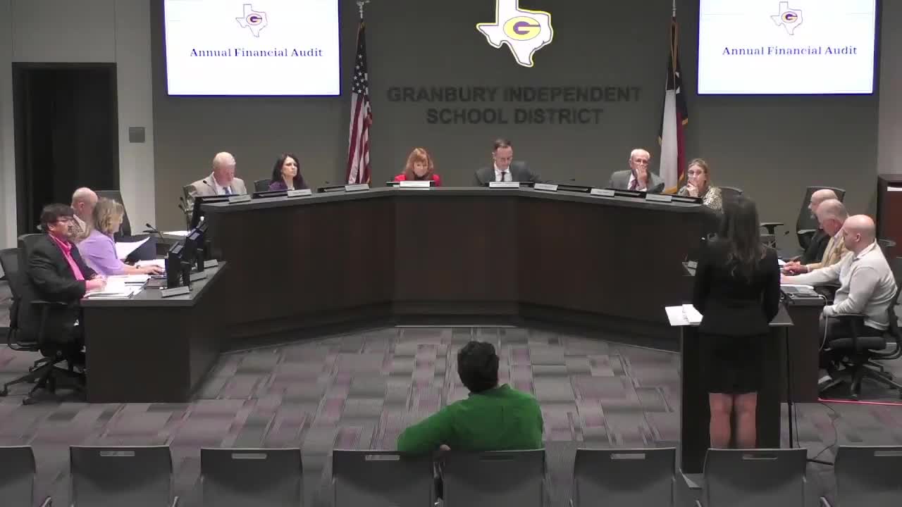 Granbury ISD receives accolades for financial management and college credit program