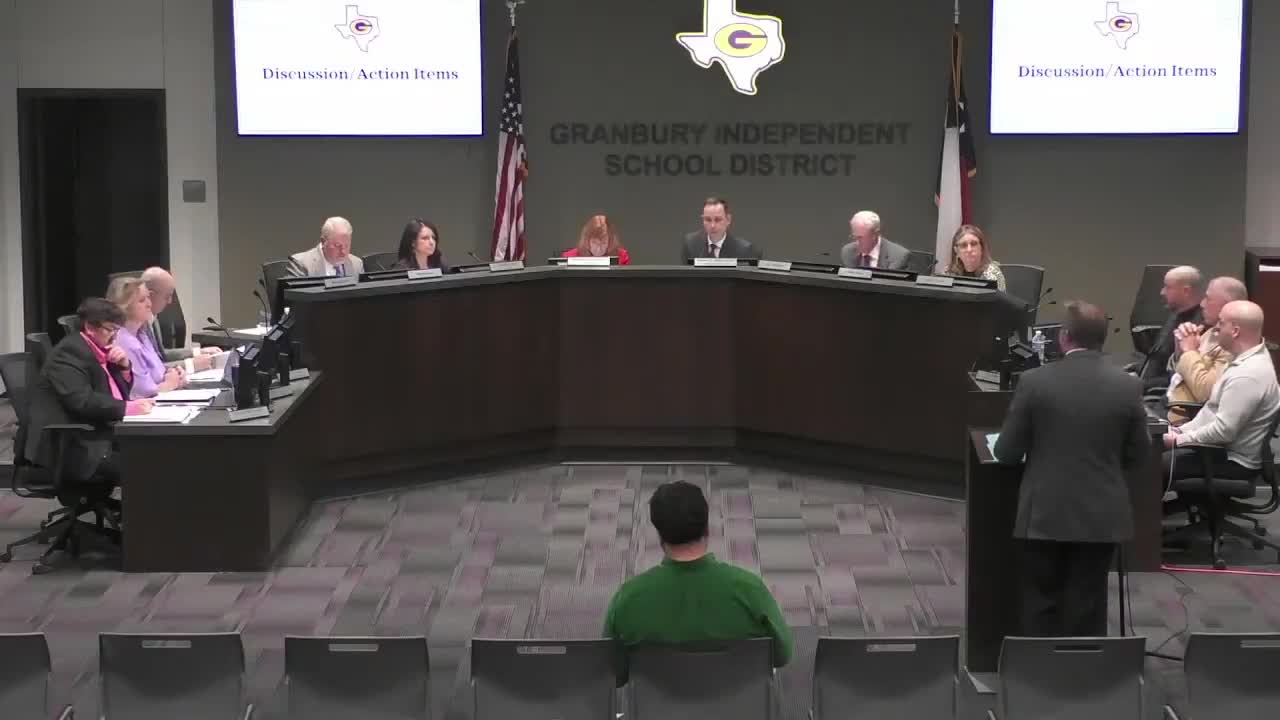 Granbury School Board reviews chaplaincy policy for crisis support in district