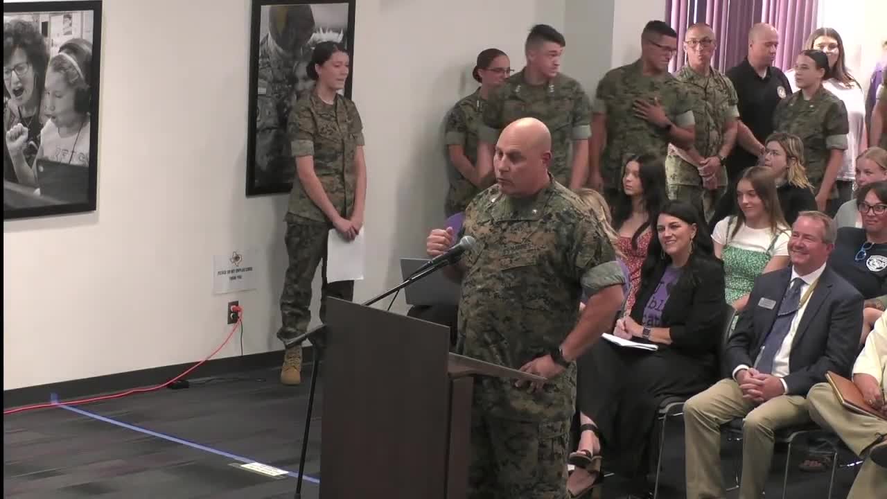 Granbury MCGRTC program celebrates achievements and awards at school board meeting