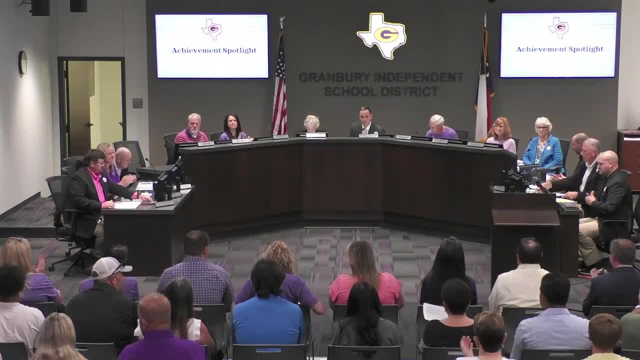 Granbury High School honors Big Future College Board award recipients