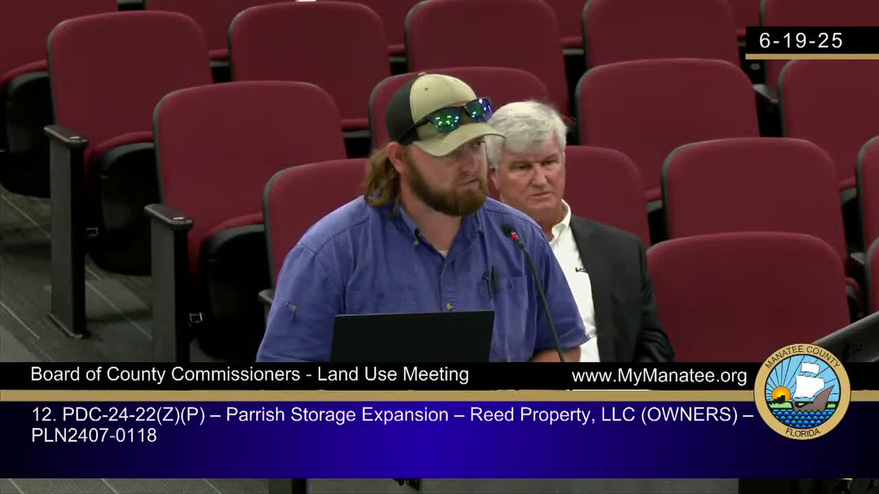 Parrish residents oppose aggressive zoning changes and stormwater pond concerns