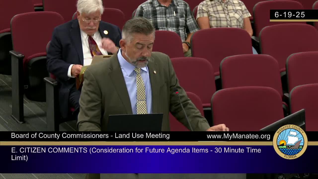 Residents express concerns over urban development's impact on flooding in Manatee County