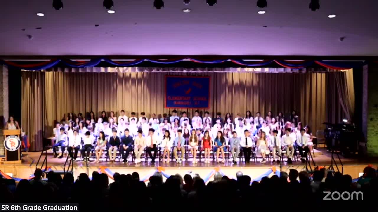 Sophia Landon leads sixth grade graduation celebration at Shelter Rock School