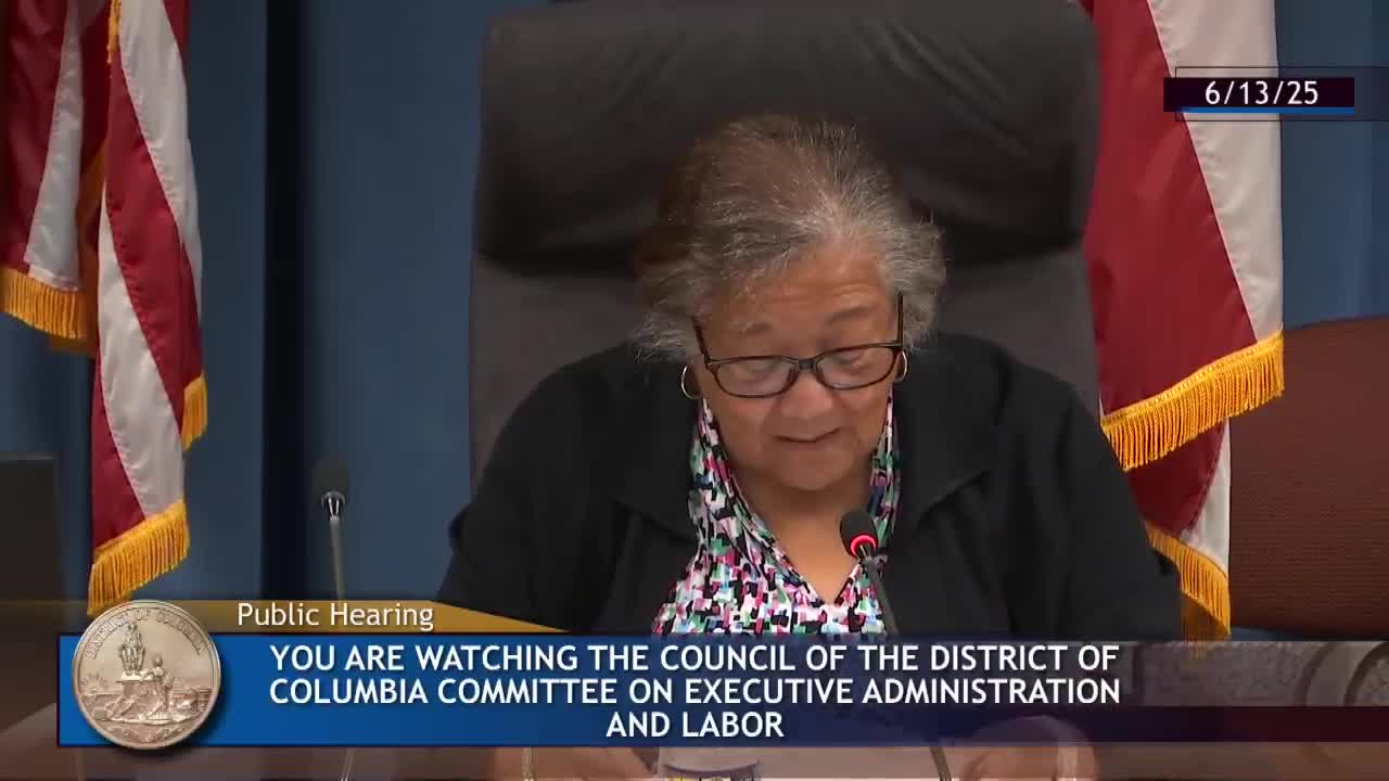 Lisa Rice advocates for Petition Administration Clarification Amendment Act in DC council meeting