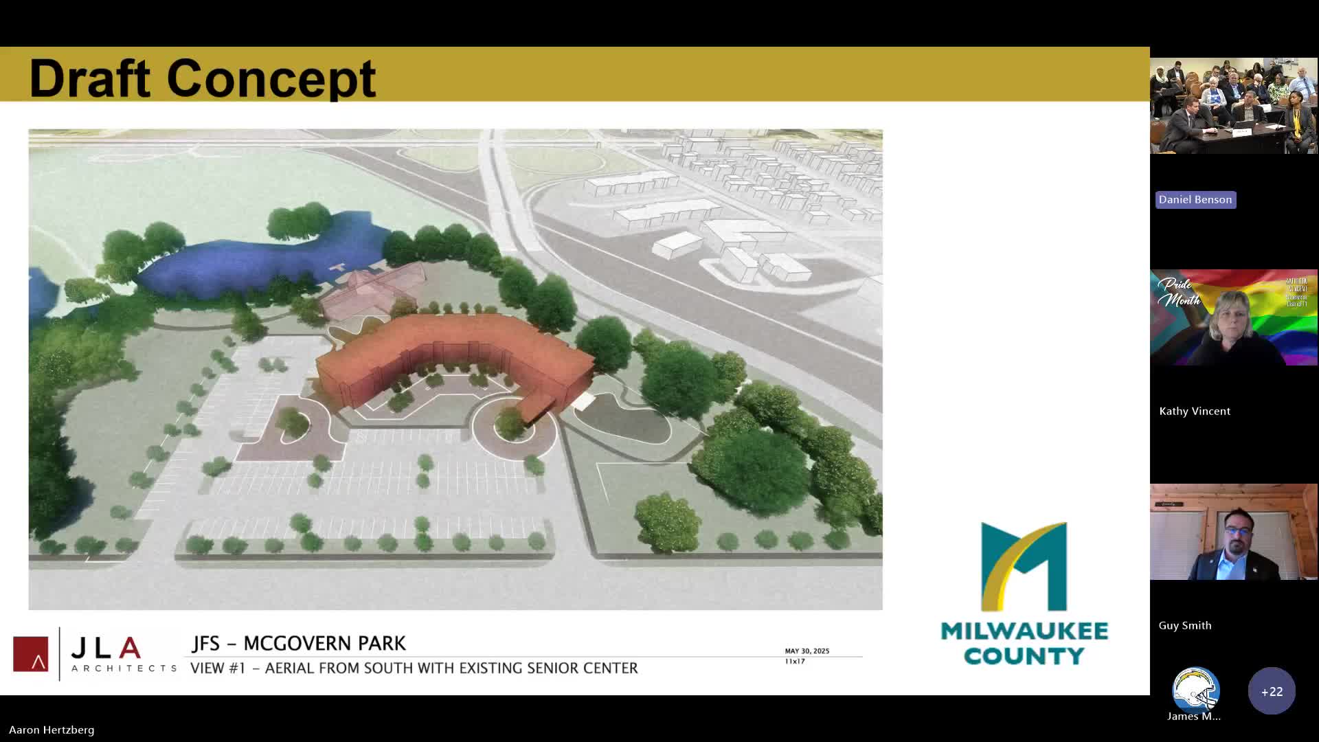 Director Grama McLean outlines next steps for integrated park building plans