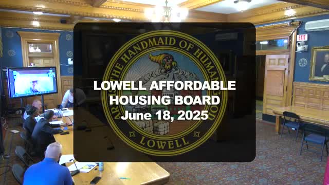 Lowell Affordable Housing Trust Fund holds inaugural meeting and accepts $3.3M funding