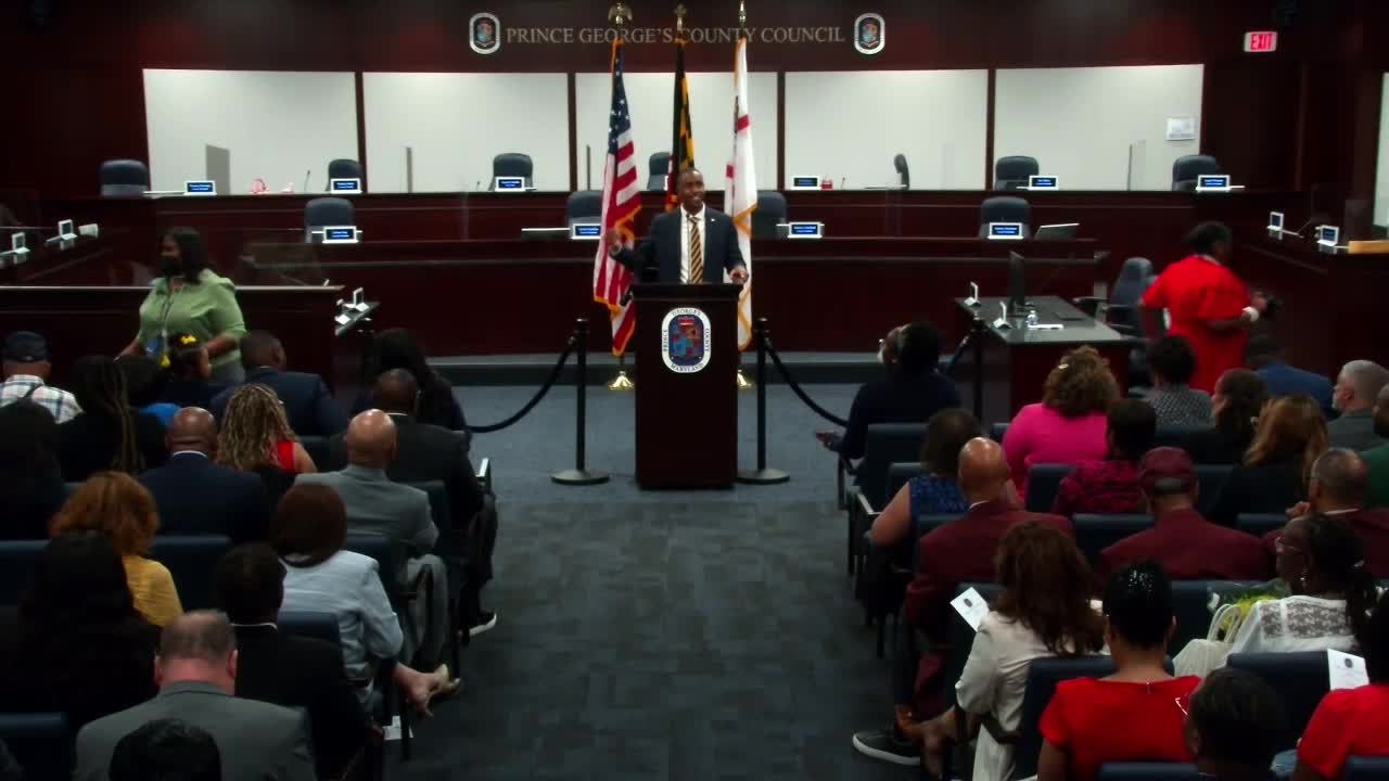 Shayla Adam Stafford officially sworn in as Prince George's County Council member