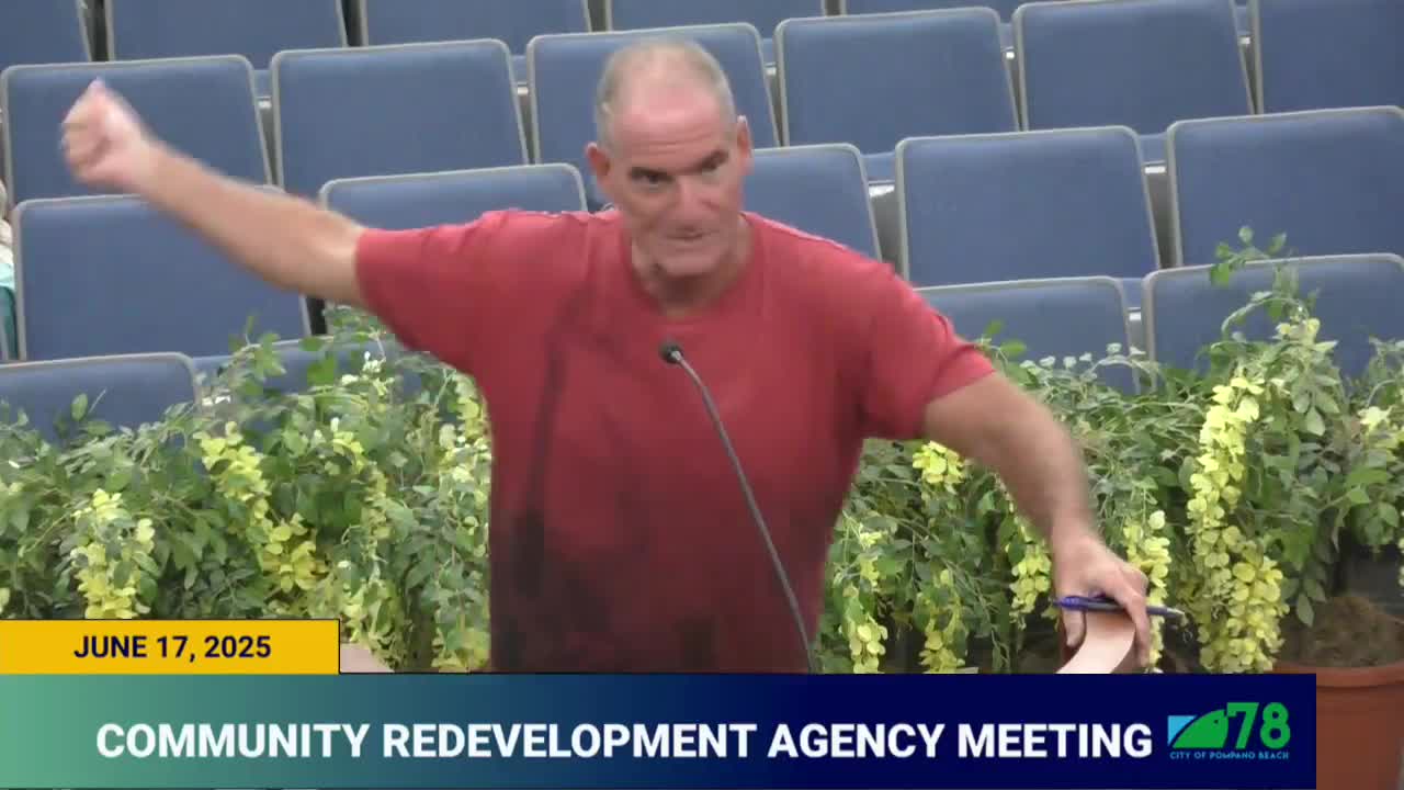Pompano Beach residents demand removal of reserved parking and criticize police presence