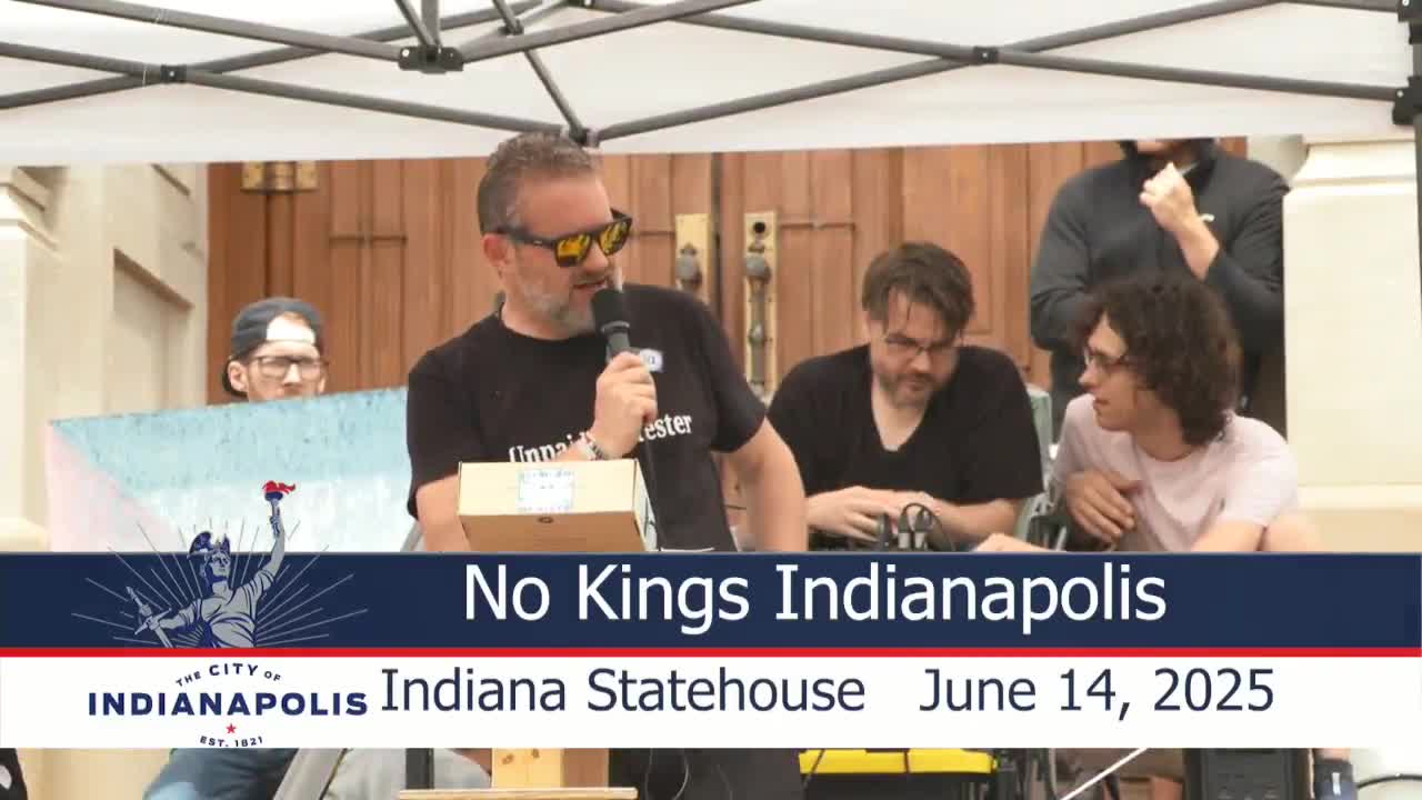 Veteran John honors Marine Corps history and commitment at Indiana rally