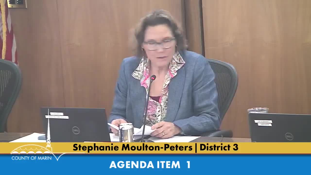 Commissioner Cough raises parking concerns during Marin Housing Board meeting