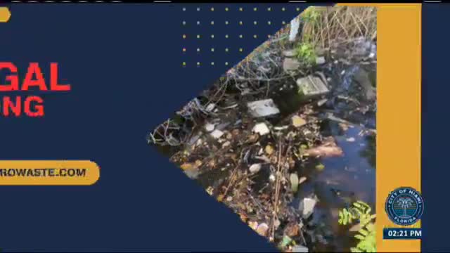 Miami police address illegal dumping penalties and seek help in homicide case