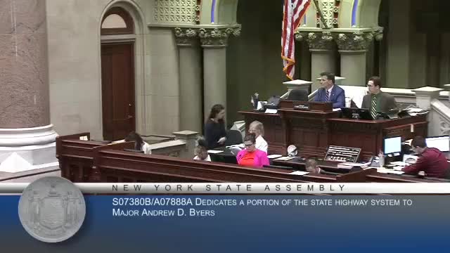 New York Assembly honors fallen Green Beret Andrew Byers with passed legislation
