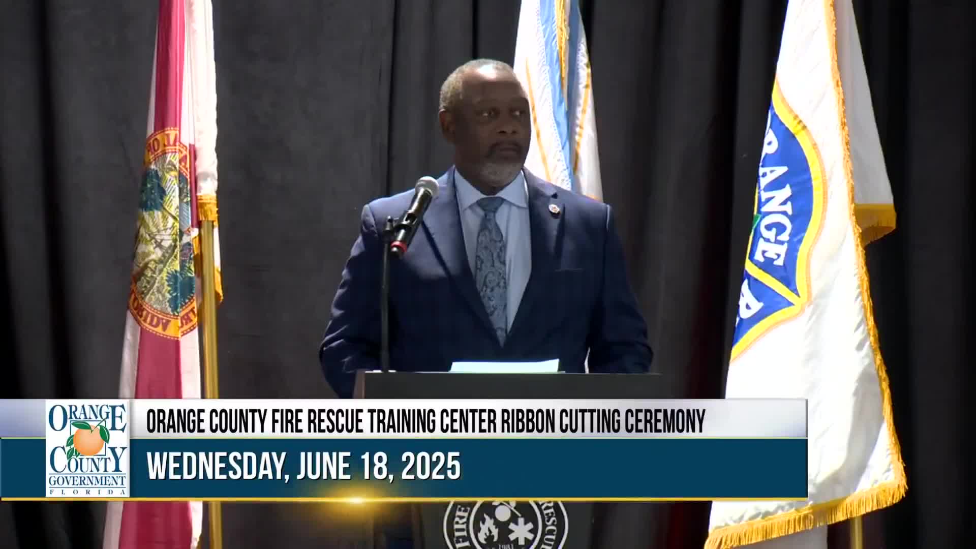 Mayor Demings unveils $52 million training facility for Orange County Fire Rescue