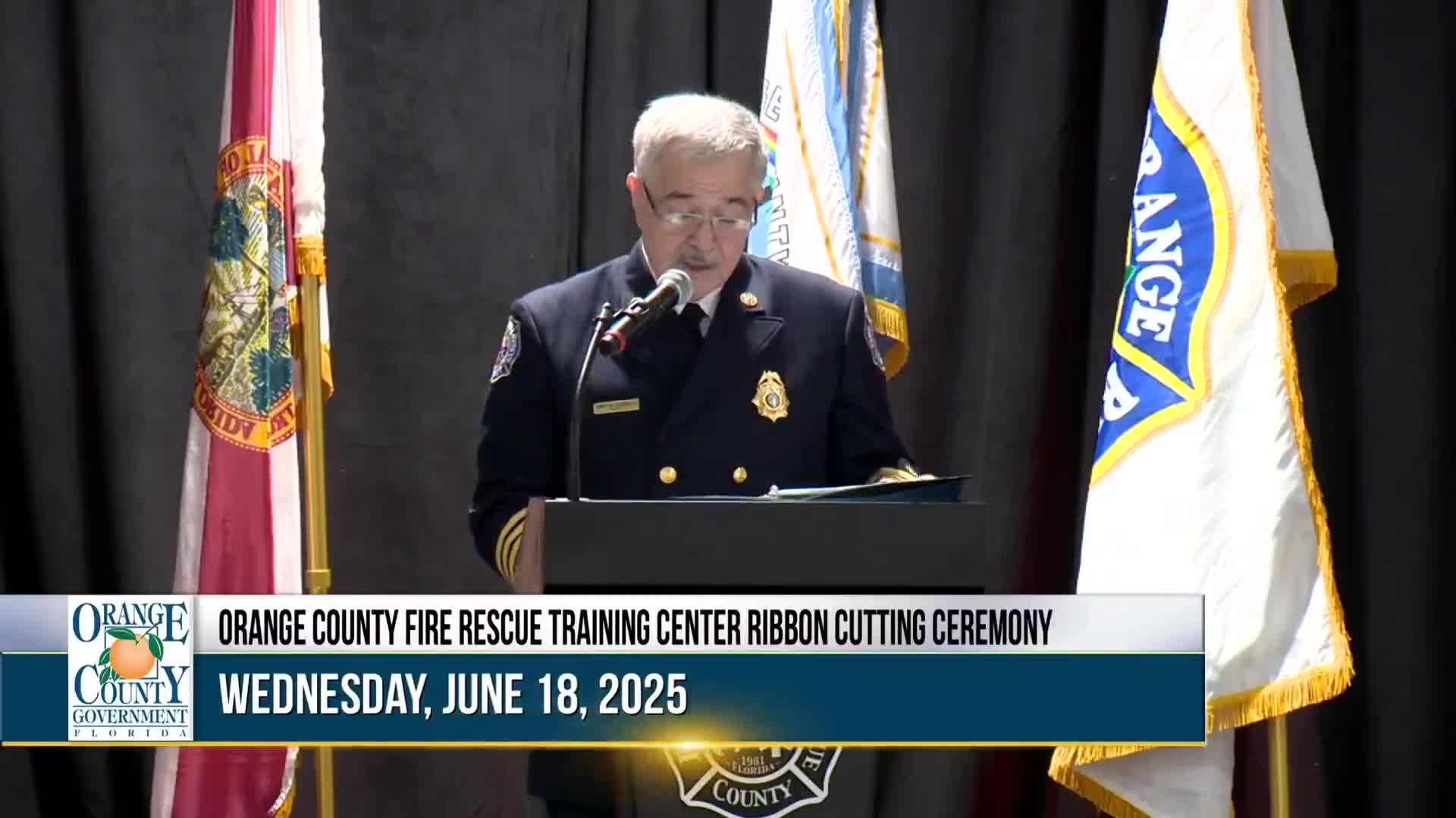 Orange County Fire Rescue celebrates new facility opening with key contributors honored