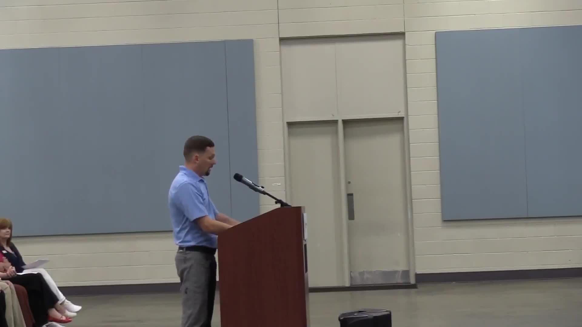 Community member criticizes county budget for neglecting school funding priorities