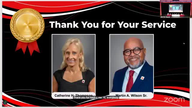 House of Representatives honors Kathy Thompson and Martin Wilson for educational service