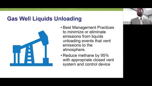 Environmental Standards mandate 95% reduction of methane emissions for associated gas wells