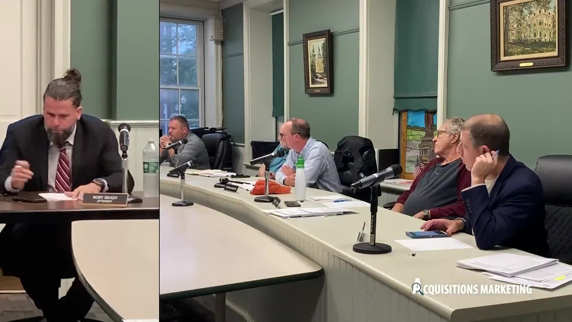 Resident Donato raises concerns about engineering and water impact on local parcels