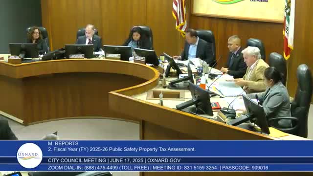 Oxnard City Council debates property tax for public safety pensions