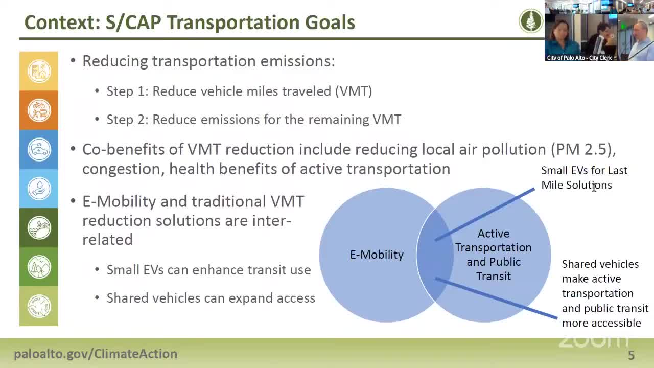 Palo Alto outlines eMobility strategic roadmap for enhanced transit and bike use
