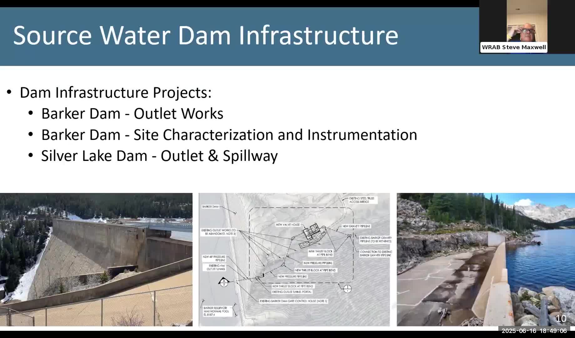 State engineers assess Barker Dam condition and recommend monitoring before costly repairs