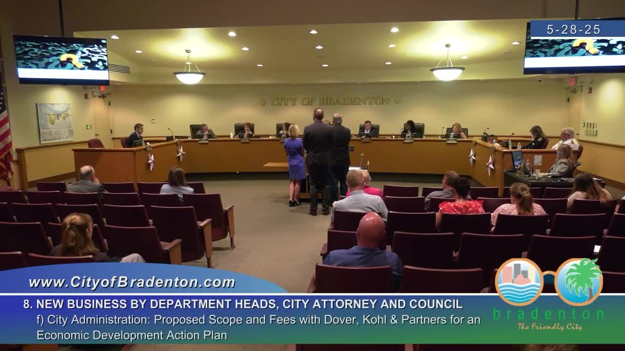 Bradenton discusses establishing in-house economic development department with estimated $1.5M budget