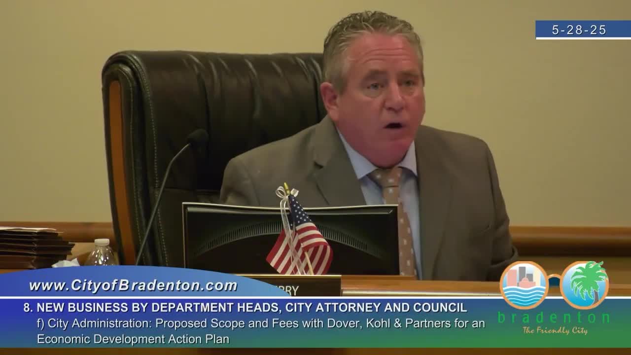 Bradenton City Council approves economic action plan with Dover Coal Partners