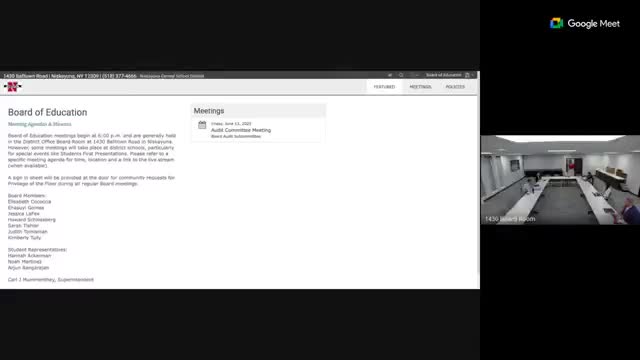 Audit committee reviews Bonadio preliminary audit plan and internal audit report; no material weaknesses found