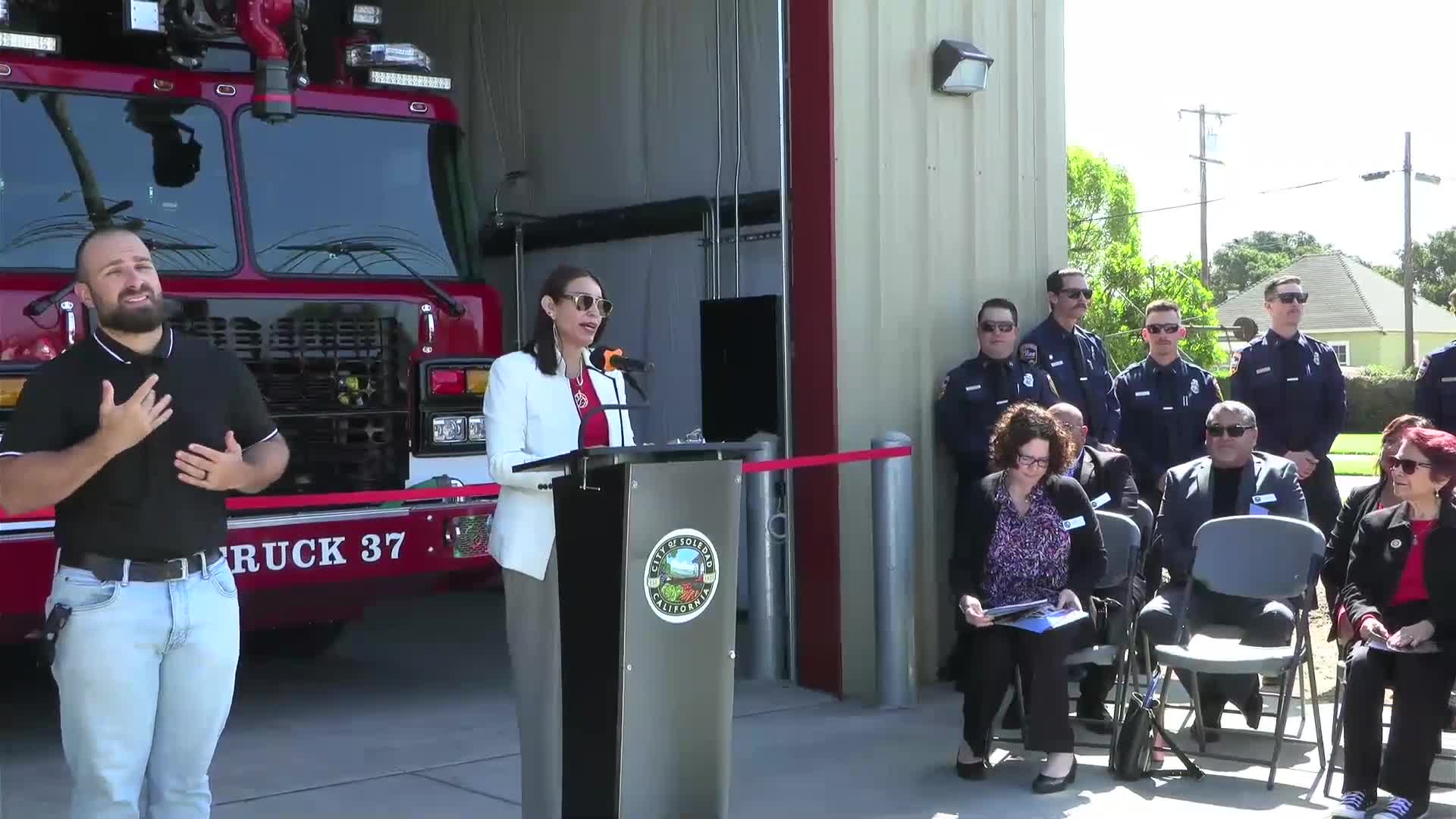 Soledad Mayor celebrates new ladder truck enhancing public safety and housing initiatives