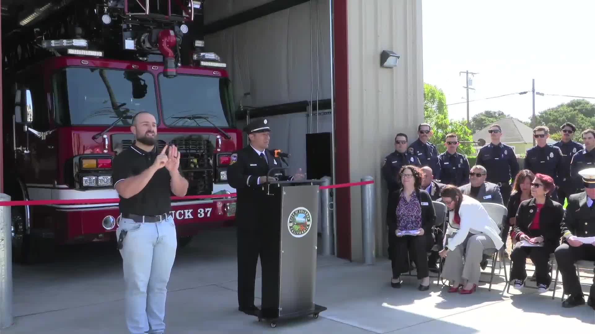 Soledad unveils $2 million state-funded ladder truck and new apparatus bay