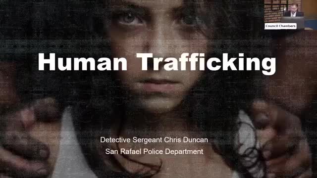 Sergeant Chris Duncan addresses human trafficking crisis in San Rafael